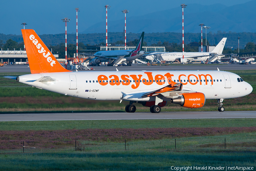 easyJet Airbus A320-214 (G-EZWF) | Photo 308512