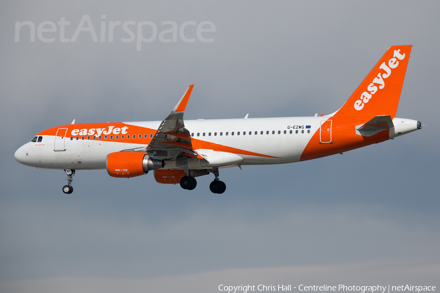 easyJet Airbus A320-214 (G-EZWG) | Photo 150070