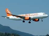 easyJet Airbus A320-214 (G-EZWG) at  Corfu - International, Greece