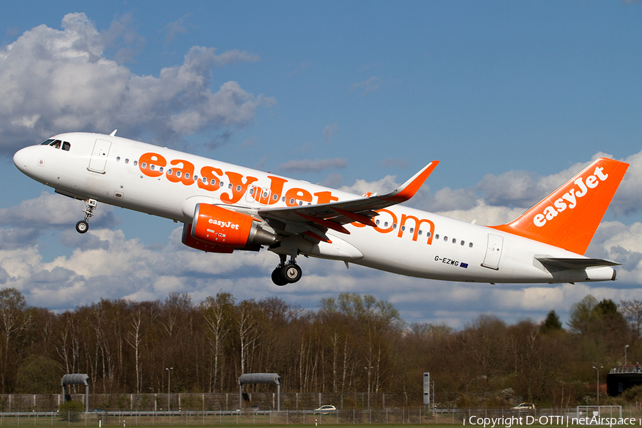 easyJet Airbus A320-214 (G-EZWG) | Photo 489573