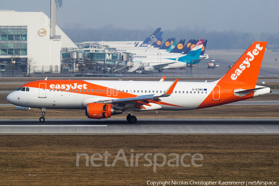 easyJet Airbus A320-214 (G-EZWH) | Photo 161146