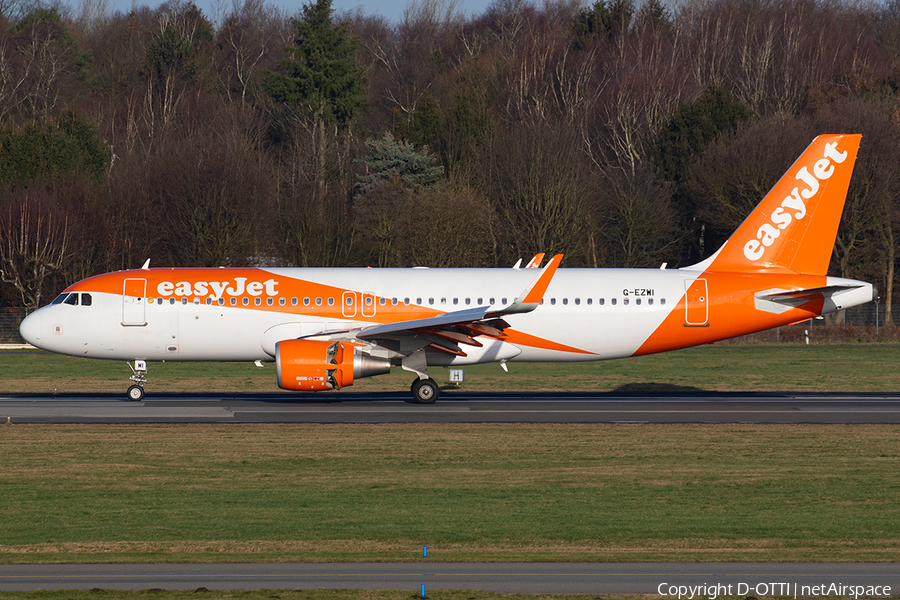 easyJet Airbus A320-214 (G-EZWI) | Photo 373695