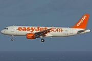 easyJet Airbus A320-214 (G-EZWJ) at  Gran Canaria, Spain