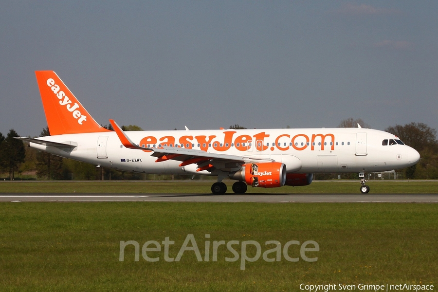 easyJet Airbus A320-214 (G-EZWK) | Photo 108335