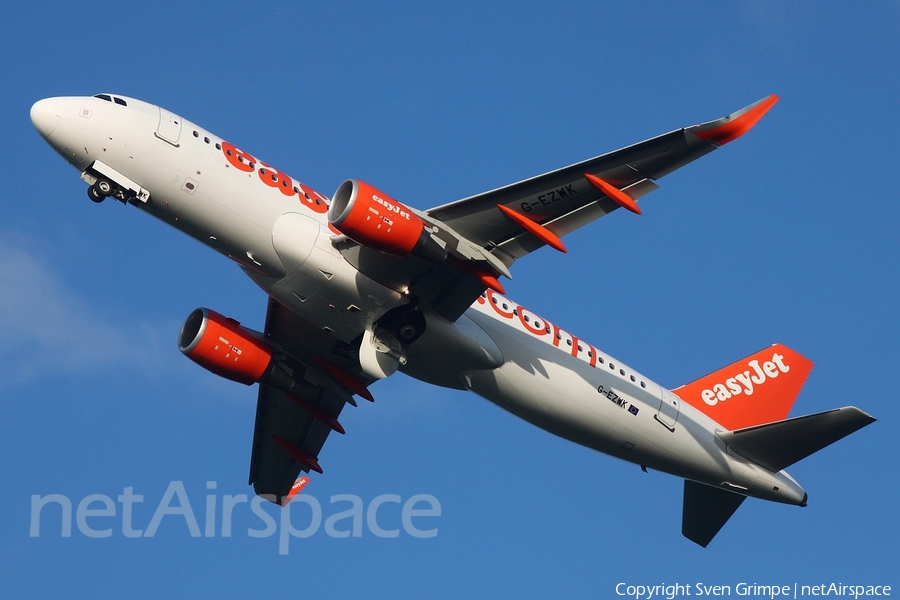 easyJet Airbus A320-214 (G-EZWK) | Photo 91690