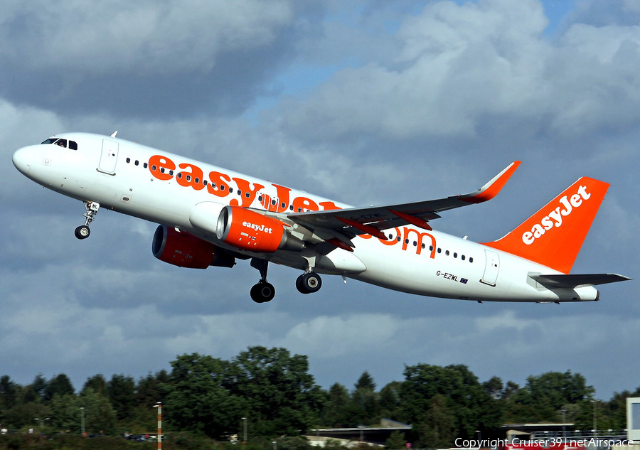 easyJet Airbus A320-214 (G-EZWL) | Photo 131575