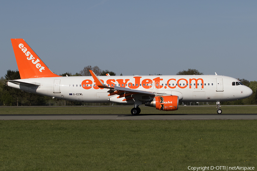 easyJet Airbus A320-214 (G-EZWL) | Photo 554439