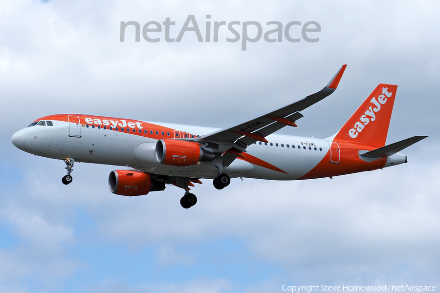 easyJet Airbus A320-214 (G-EZWL) | Photo 535324