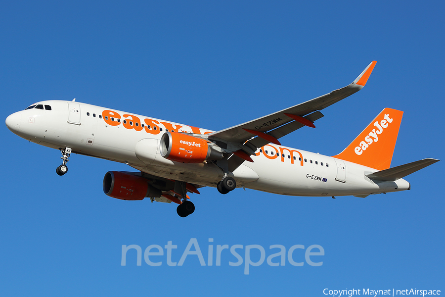 easyJet Airbus A320-214 (G-EZWM) | Photo 344134