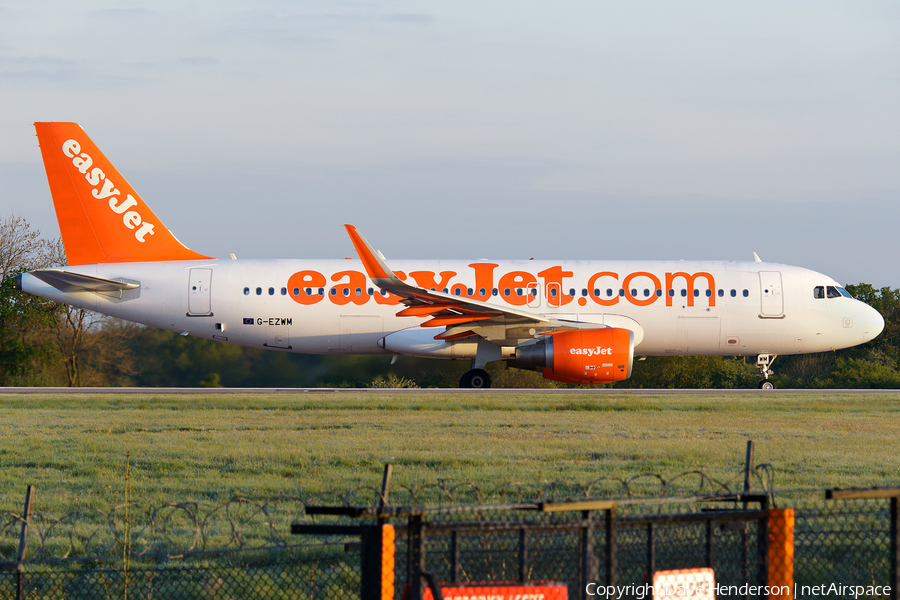 easyJet Airbus A320-214 (G-EZWM) | Photo 46954