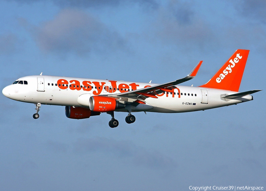 easyJet Airbus A320-214 (G-EZWO) | Photo 92223