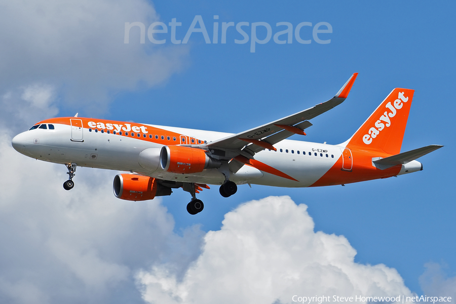 easyJet Airbus A320-214 (G-EZWP) | Photo 583695
