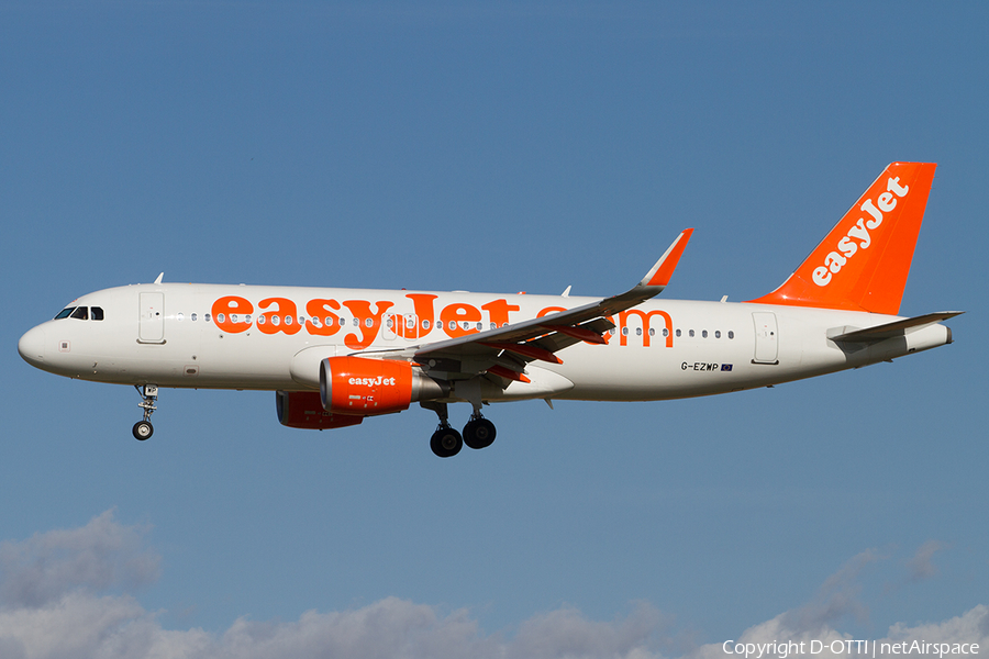 easyJet Airbus A320-214 (G-EZWP) | Photo 518975