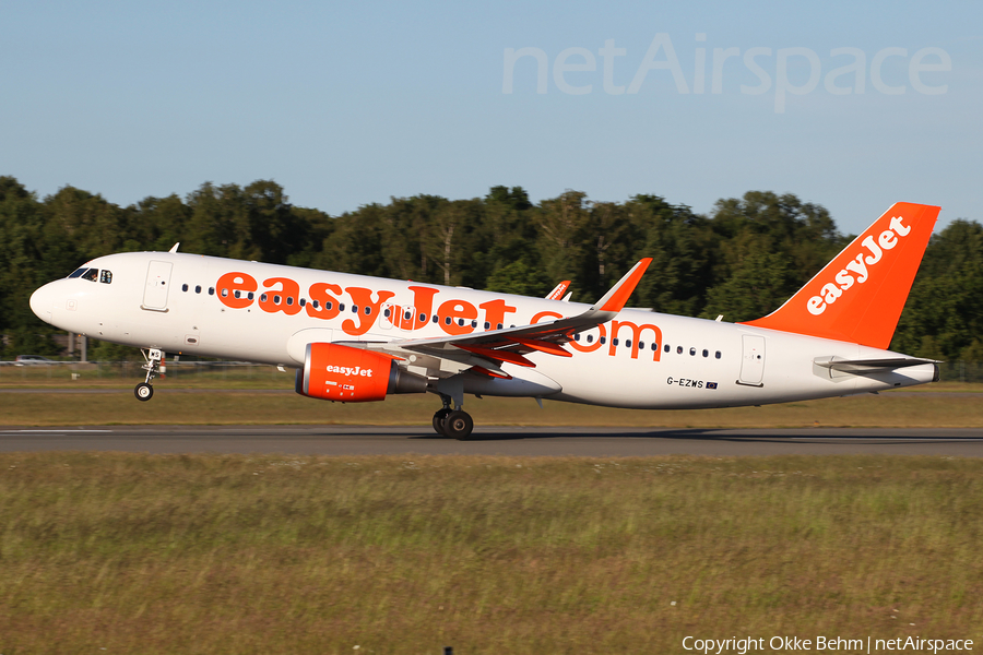 easyJet Airbus A320-214 (G-EZWS) | Photo 78304