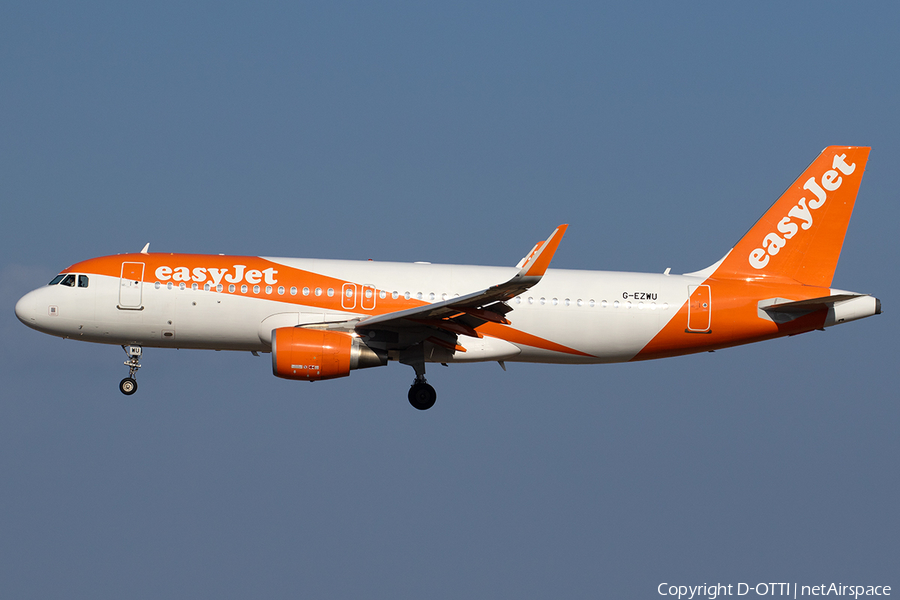 easyJet Airbus A320-214 (G-EZWU) | Photo 575455