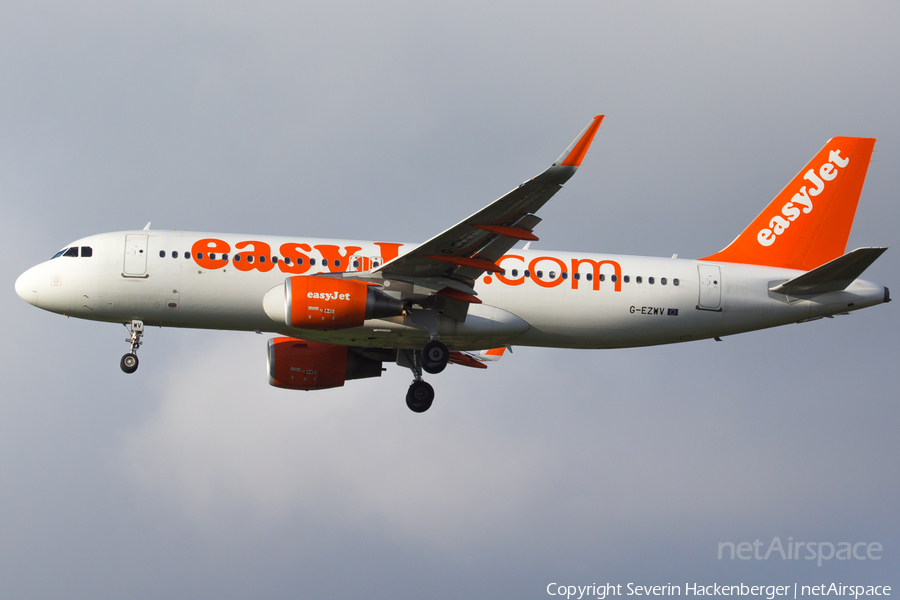 easyJet Airbus A320-214 (G-EZWV) | Photo 217181