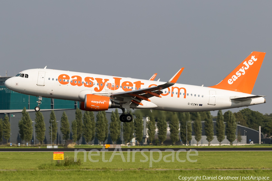 easyJet Airbus A320-214 (G-EZWV) | Photo 255554