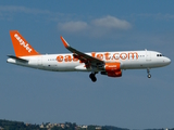 easyJet Airbus A320-214 (G-EZWV) at  Corfu - International, Greece