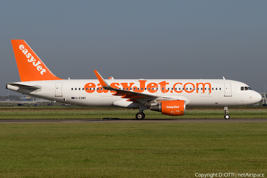 easyJet Airbus A320-214 (G-EZWX) | Photo 195897
