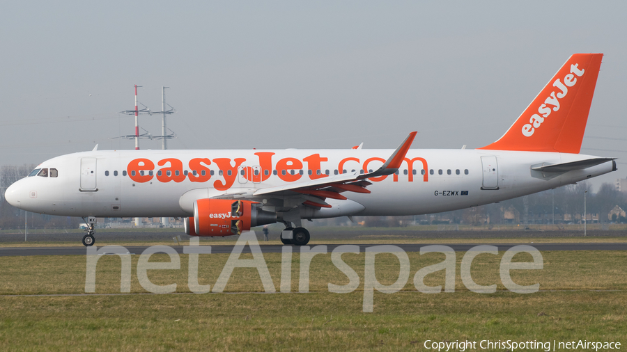 easyJet Airbus A320-214 (G-EZWX) | Photo 221974
