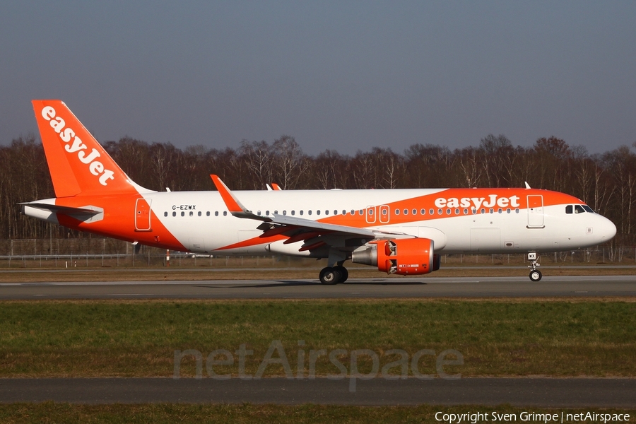 easyJet Airbus A320-214 (G-EZWX) | Photo 504503