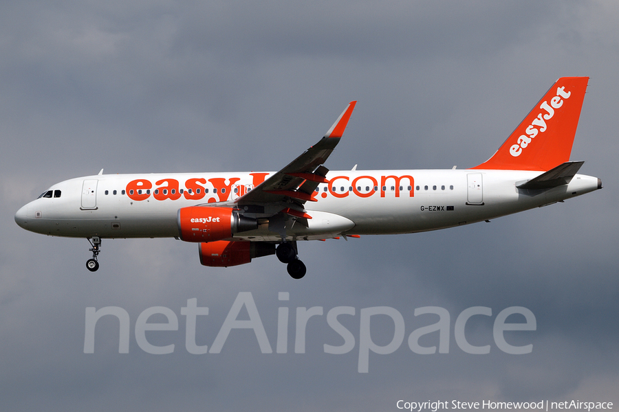 easyJet Airbus A320-214 (G-EZWX) | Photo 110065
