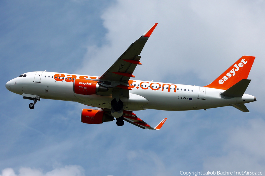 easyJet Airbus A320-214 (G-EZWY) | Photo 173392