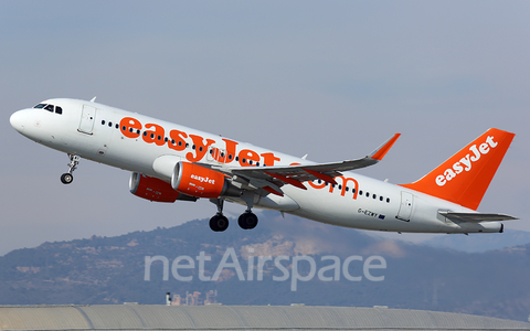 easyJet Airbus A320-214 (G-EZWY) at  Barcelona - El Prat, Spain