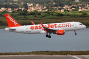 easyJet Airbus A320-214 (G-EZWY) at  Corfu - International, Greece
