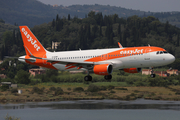 easyJet Airbus A320-214 (G-EZWY) at  Corfu - International, Greece