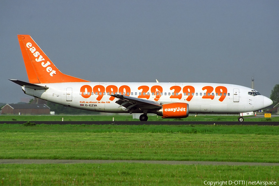 easyJet Boeing 737-3T0 (G-EZYA) | Photo 321791