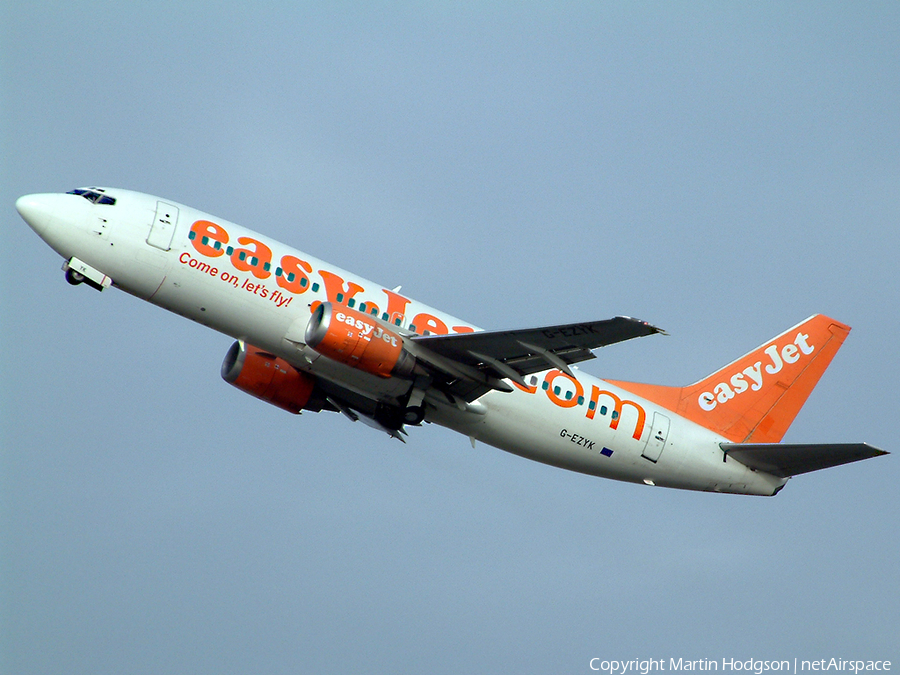 easyJet Boeing 737-33V (G-EZYK) | Photo 2430