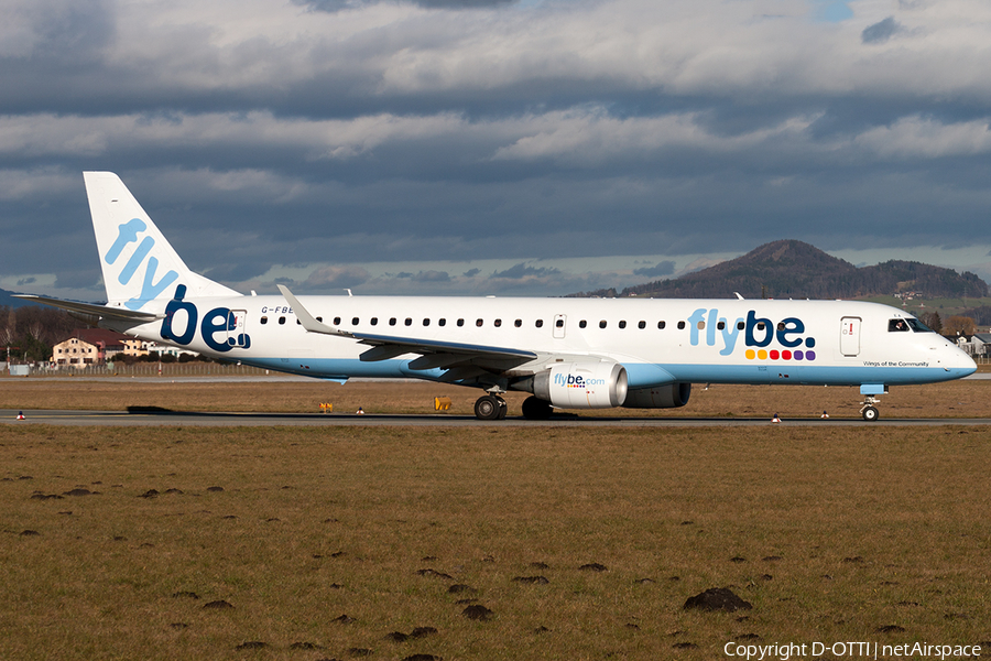 Flybe Embraer ERJ-195LR (ERJ-190-200LR) (G-FBEA) | Photo 192460