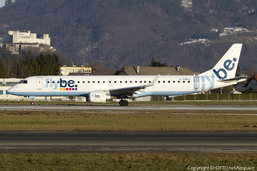Flybe Embraer ERJ-195LR (ERJ-190-200LR) (G-FBEC) | Photo 331199