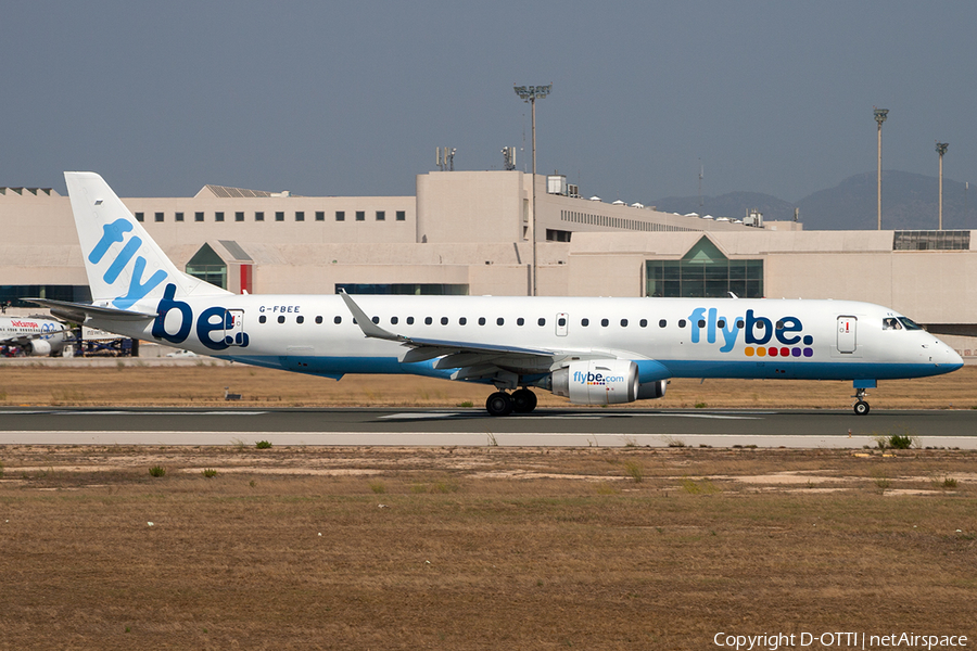 Flybe Embraer ERJ-195LR (ERJ-190-200LR) (G-FBEE) | Photo 204381
