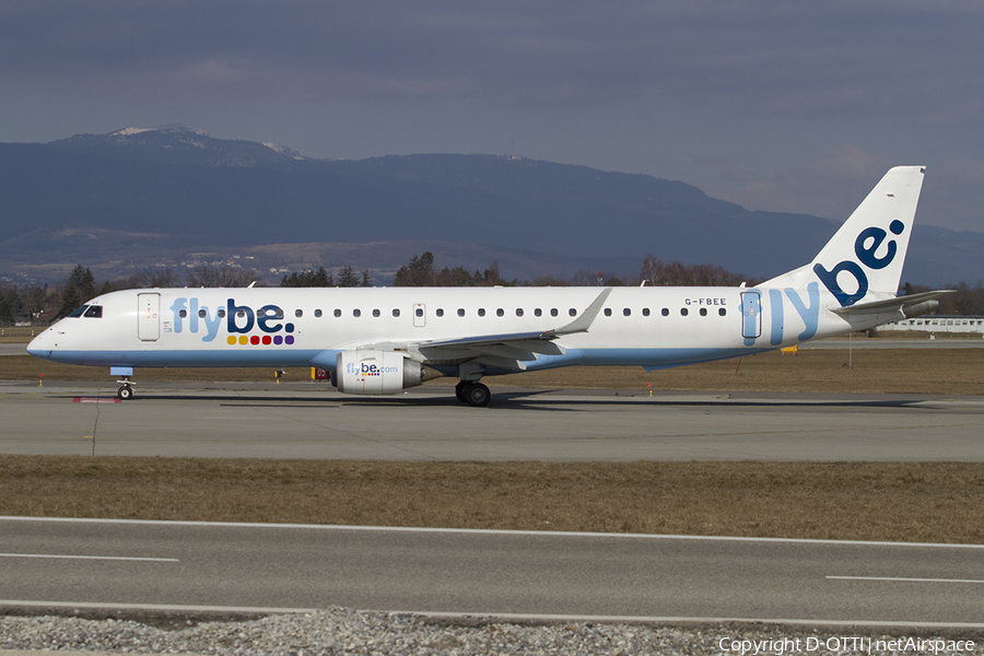 Flybe Embraer ERJ-195LR (ERJ-190-200LR) (G-FBEE) | Photo 376810