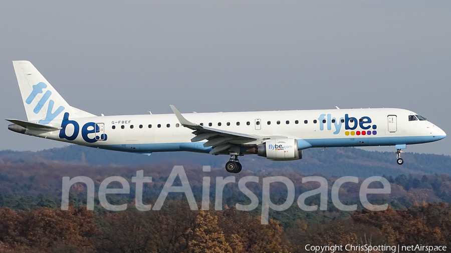 Flybe Embraer ERJ-195LR (ERJ-190-200LR) (G-FBEF) | Photo 200372