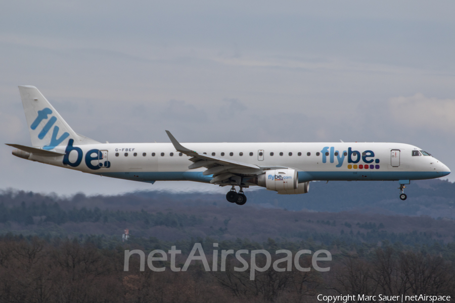 Flybe Embraer ERJ-195LR (ERJ-190-200LR) (G-FBEF) | Photo 233848
