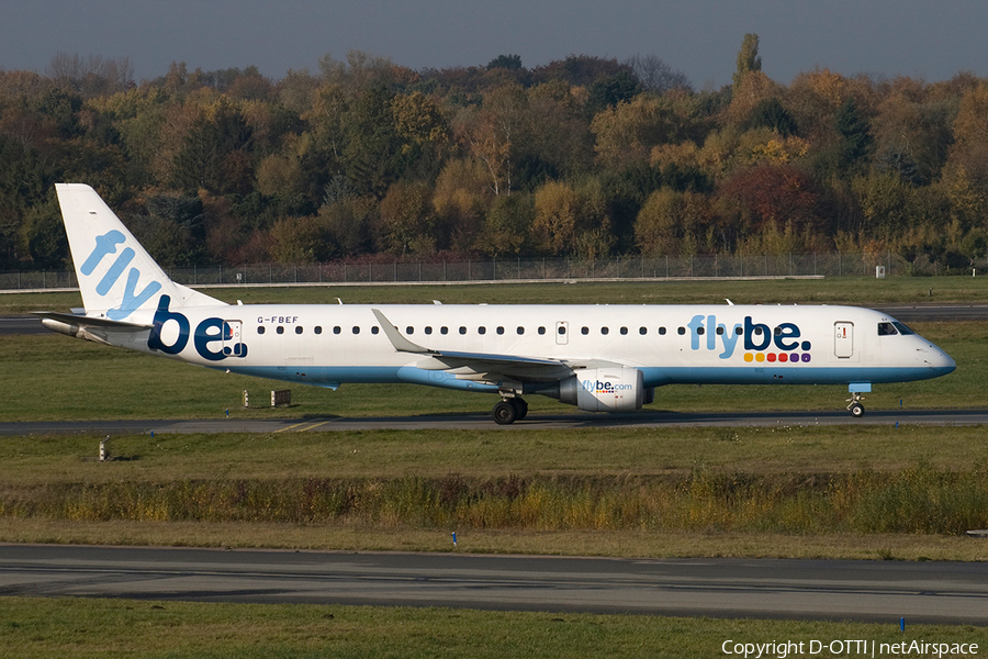 Flybe Embraer ERJ-195LR (ERJ-190-200LR) (G-FBEF) | Photo 270973
