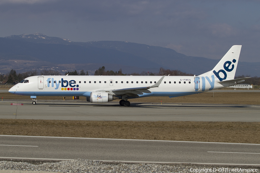 Flybe Embraer ERJ-195LR (ERJ-190-200LR) (G-FBEG) | Photo 376821