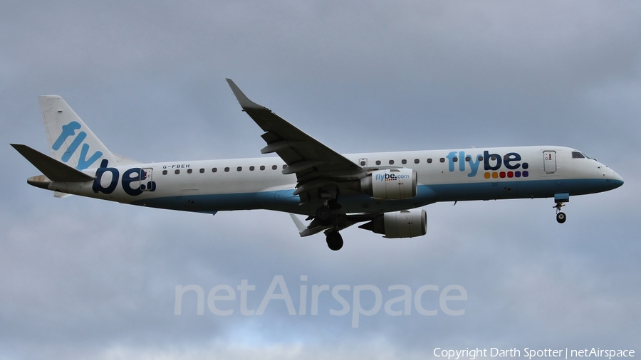 Flybe Embraer ERJ-195LR (ERJ-190-200LR) (G-FBEH) | Photo 215214