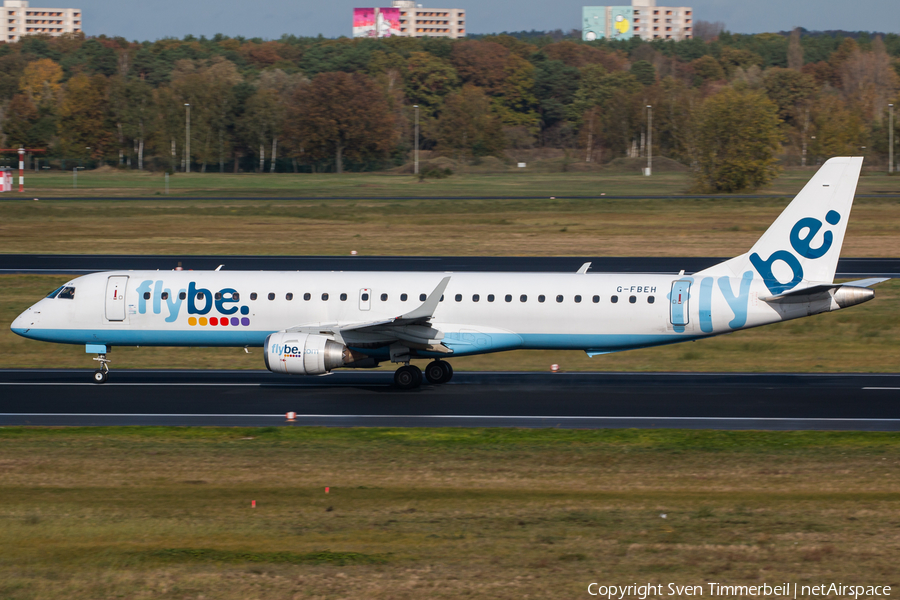 Flybe Embraer ERJ-195LR (ERJ-190-200LR) (G-FBEH) | Photo 194881