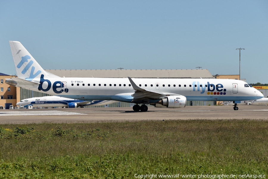 Flybe Embraer ERJ-195LR (ERJ-190-200LR) (G-FBEH) | Photo 425991