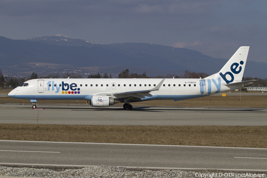 Flybe Embraer ERJ-195LR (ERJ-190-200LR) (G-FBEH) | Photo 376823