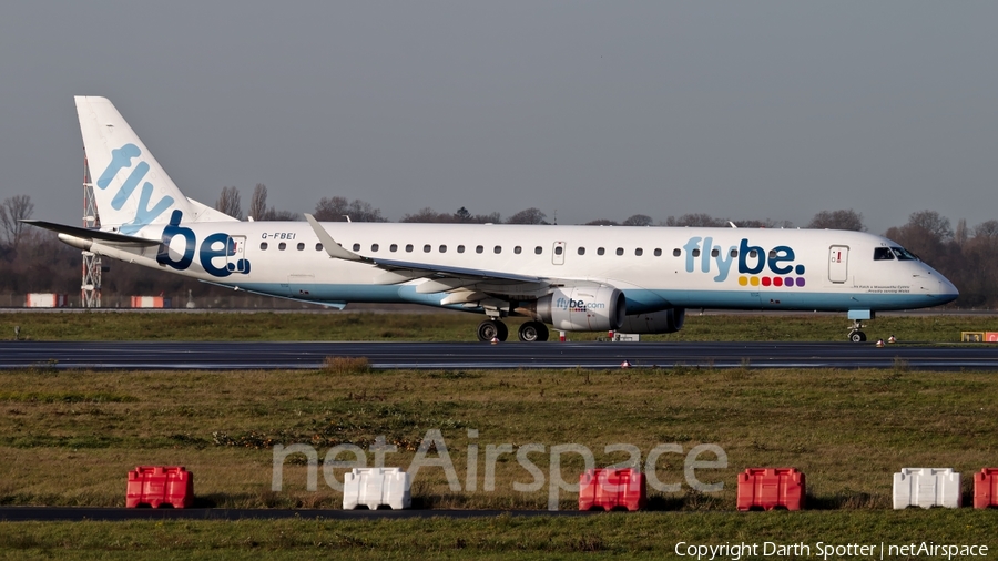 Flybe Embraer ERJ-195LR (ERJ-190-200LR) (G-FBEI) | Photo 233725