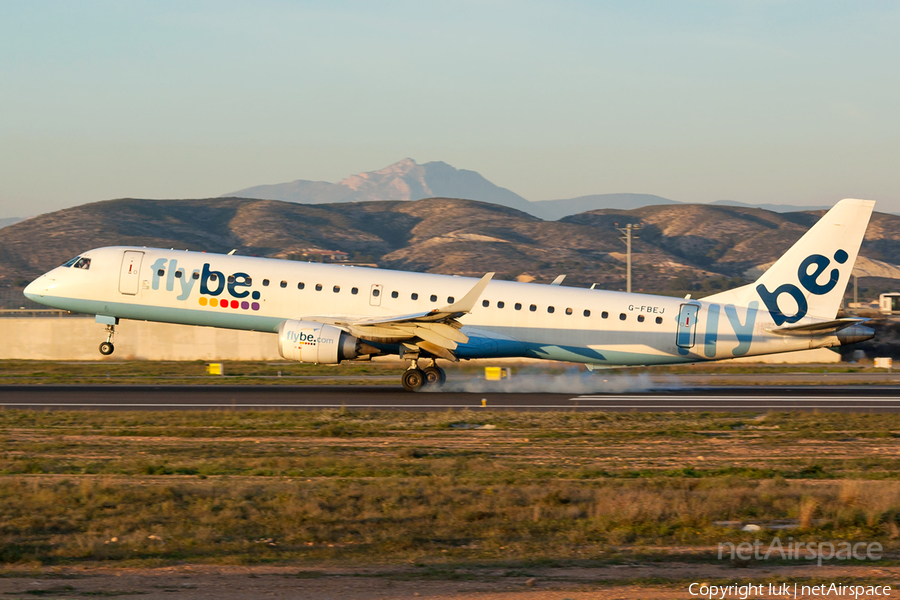 Flybe Embraer ERJ-195LR (ERJ-190-200LR) (G-FBEJ) | Photo 315957