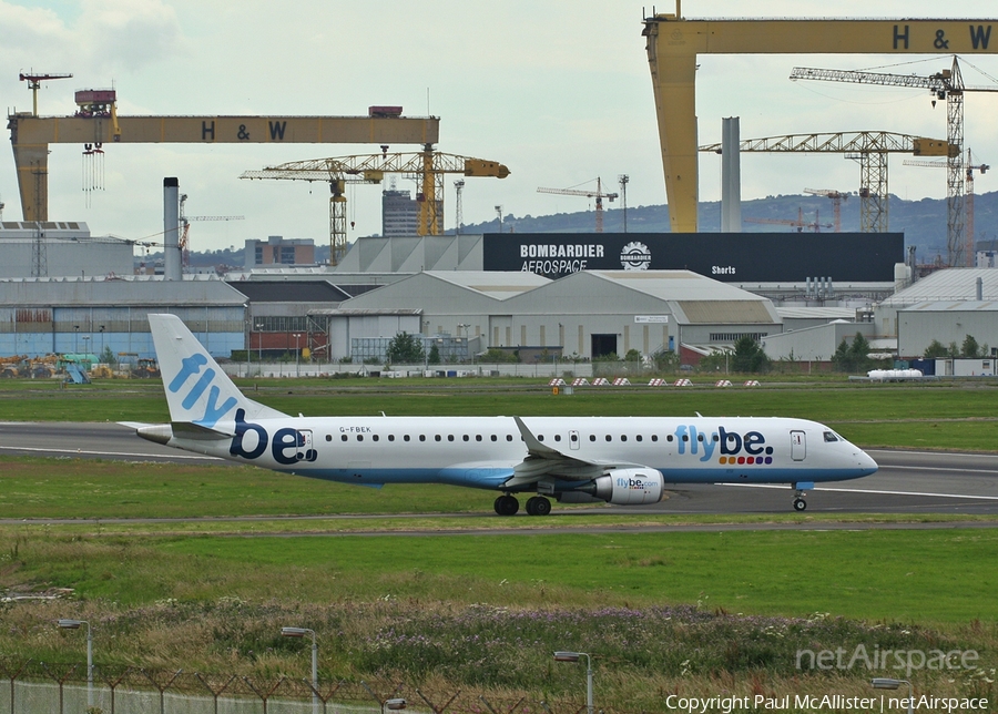 Flybe Embraer ERJ-195LR (ERJ-190-200LR) (G-FBEK) | Photo 4176