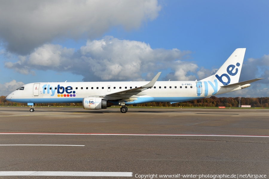 Flybe Embraer ERJ-195LR (ERJ-190-200LR) (G-FBEL) | Photo 382511