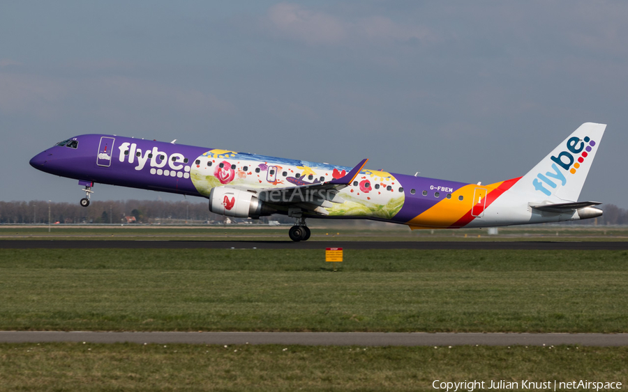 Flybe Embraer ERJ-195LR (ERJ-190-200LR) (G-FBEM) | Photo 104991