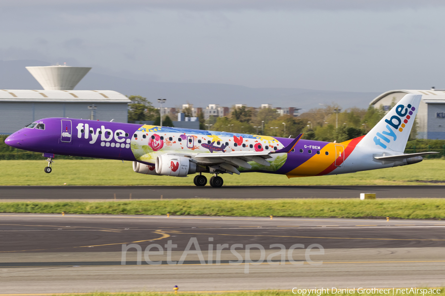 Flybe Embraer ERJ-195LR (ERJ-190-200LR) (G-FBEM) | Photo 165218